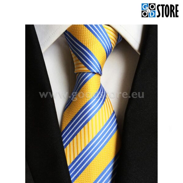 Lips ülikonna kõrvale, kollase ja sinise triibuline, eriti moodne!