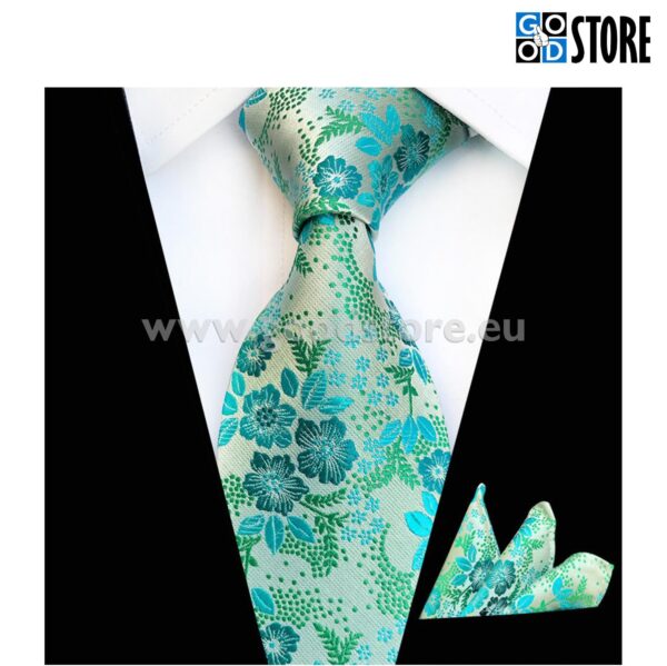 Luksusliku lipsu komplekt, värske rohelise mustriga