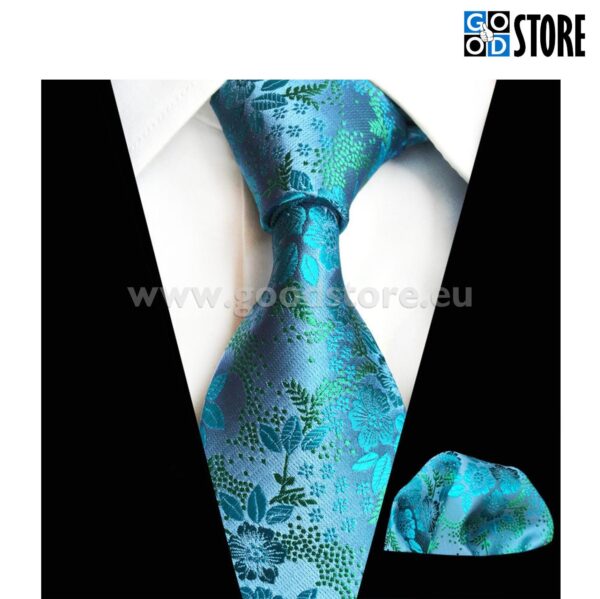 Luksusliku lipsu komplekt, liustiku sinise mustriga