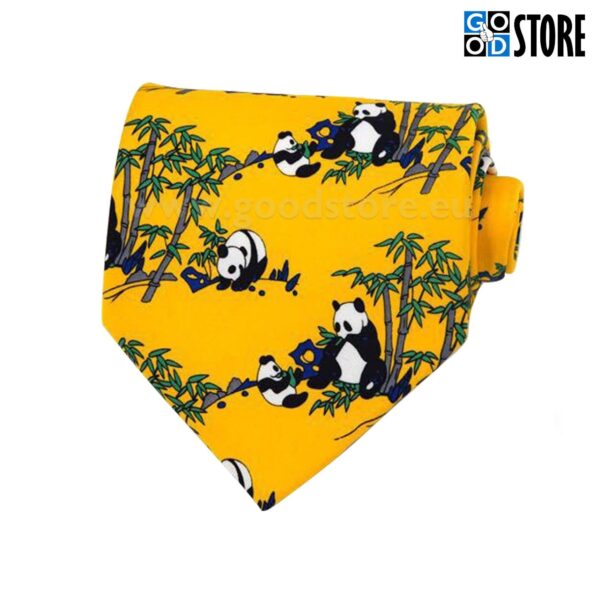 Seotav lips, panda karudega pastelne kollane