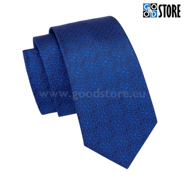 Seotava lipsu komplekt mansetinööpide ja rinnataskurätikuga, sinine