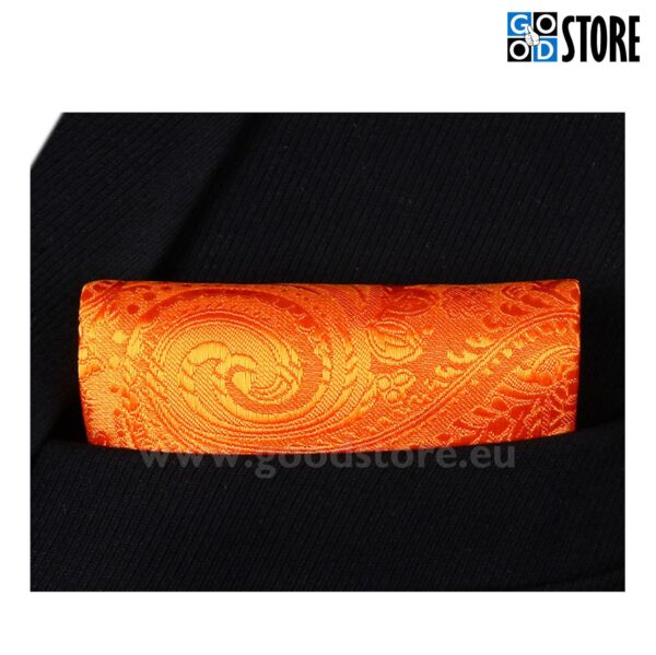 Luksuslik seotava lipsu komplekt, särav oranž
