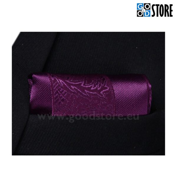 Luksuslik seotava lipsu komplekt, helkiv violetne