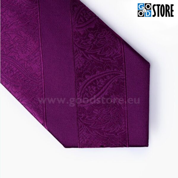 Luksuslik seotava lipsu komplekt, helkiv violetne