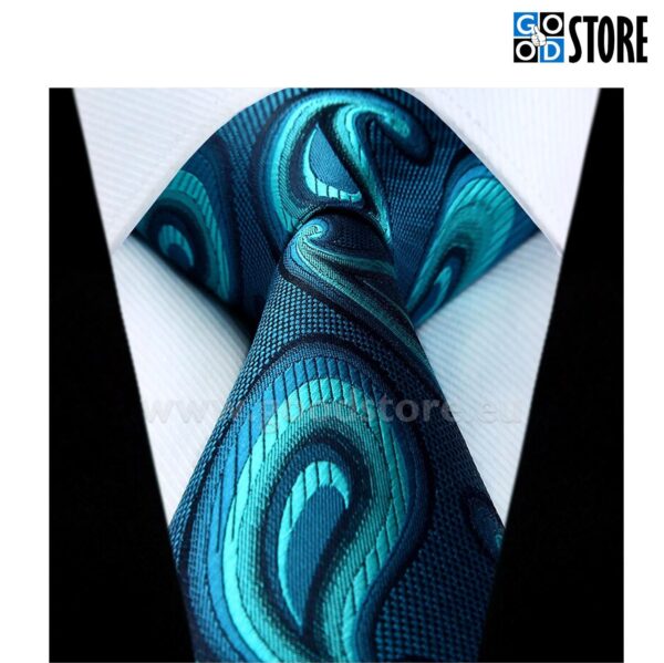 Bluish Green, Poison Green Set of Necktie TP948Q8S