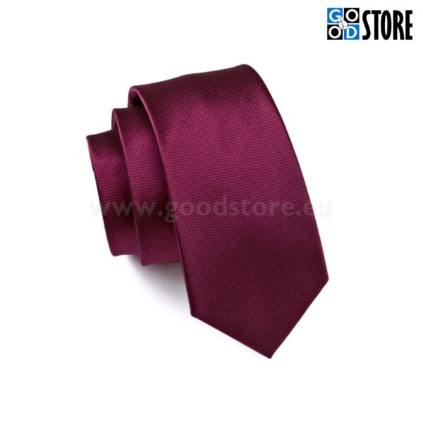 Luksuslik seotava lipsu komplekt, helkiv burgundia punane