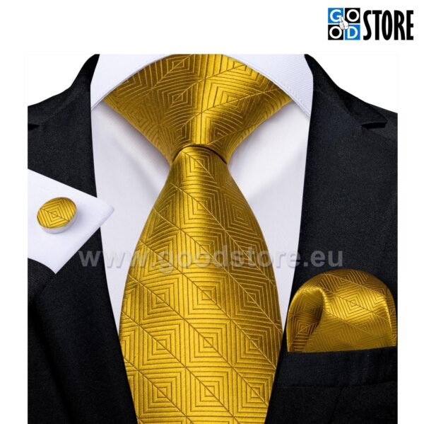 Luksuslik lipsu komlekt, N-7757-kuldne-särav-GoodStore